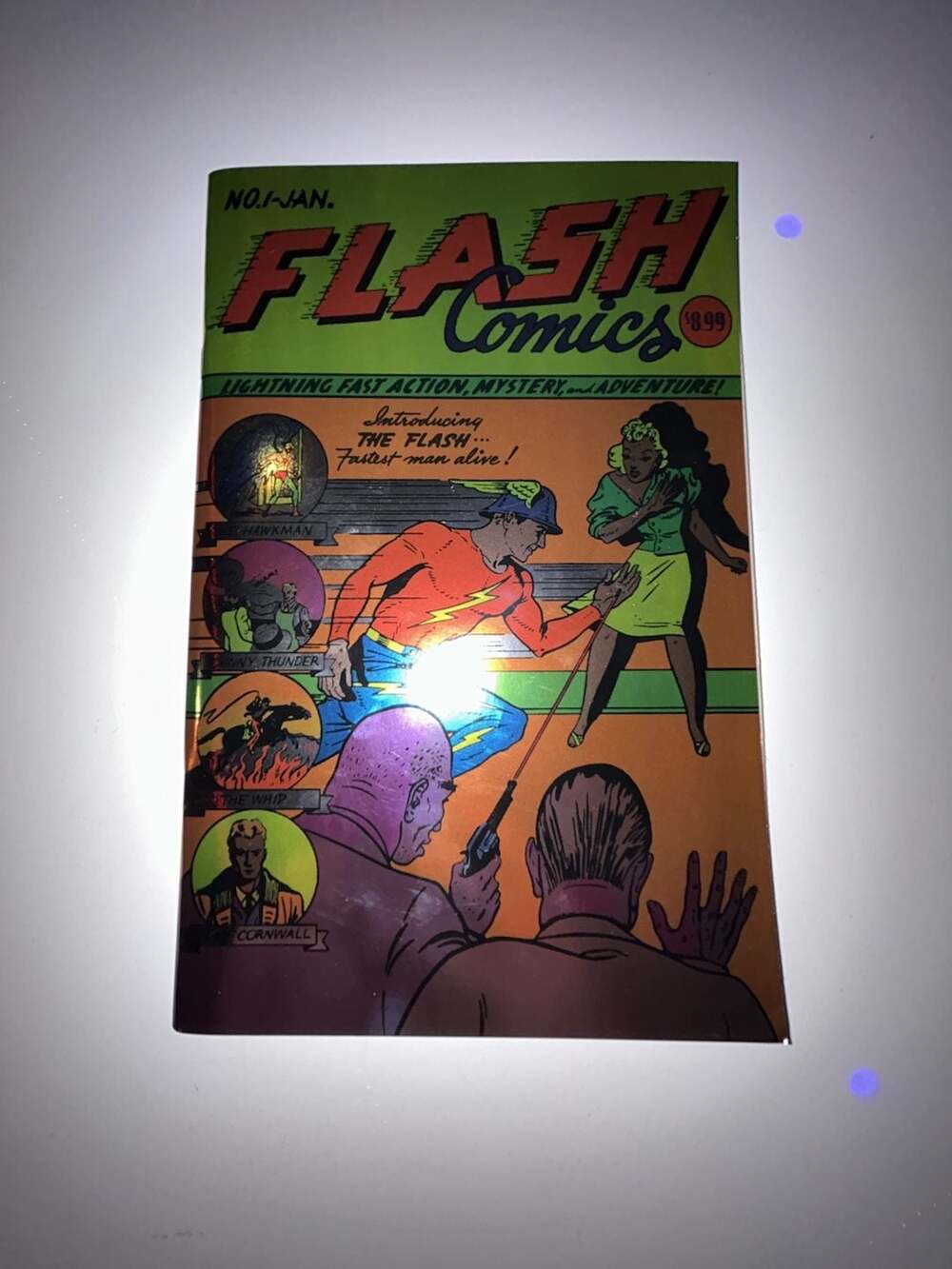 Flash Comics #1 Facsimile Edition Sheldon Moldoff Foil Variant Cover B